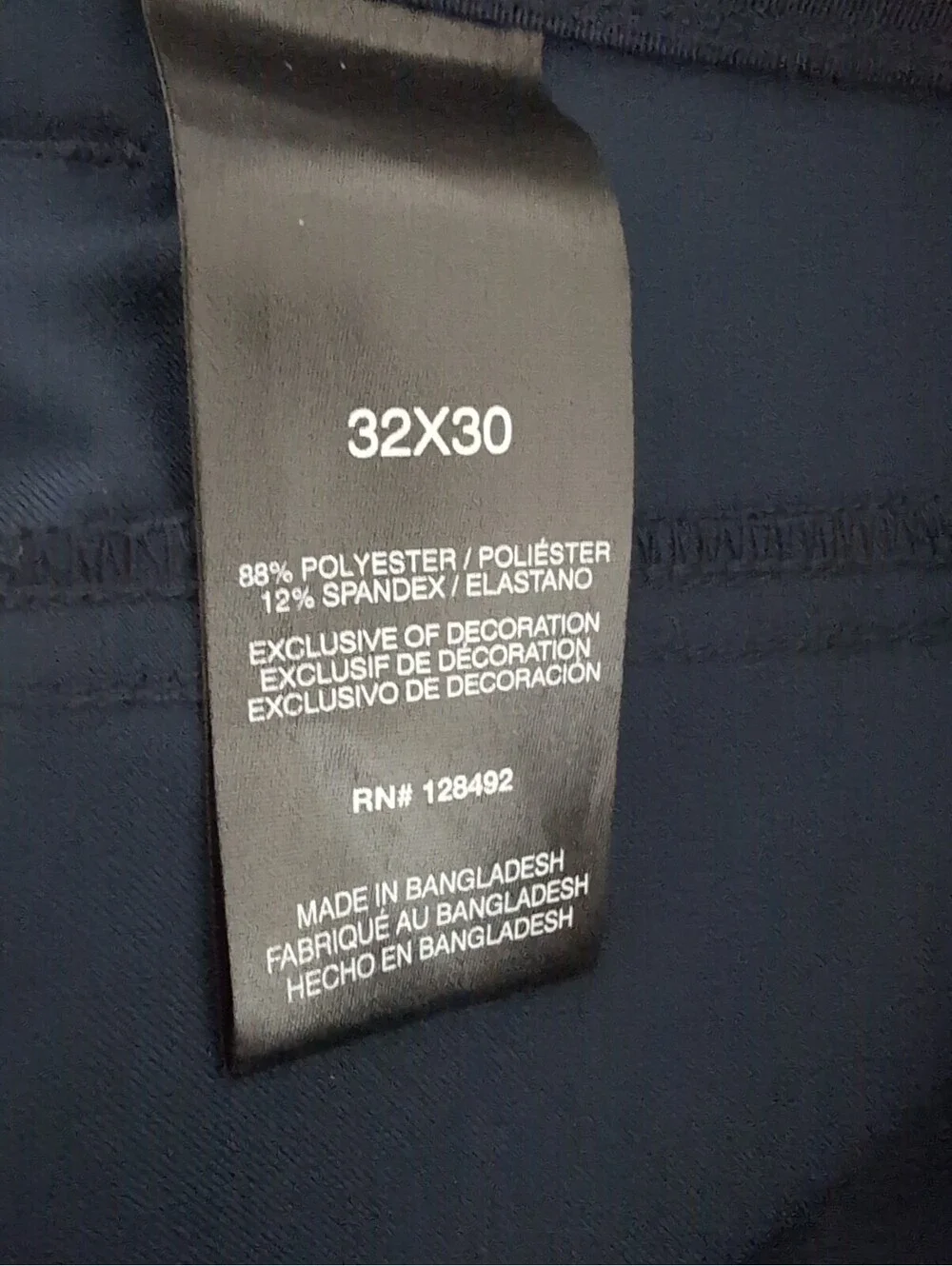GREG NORMAN MEN’S Performance GOLF 5 Pocket Style PANTS Stretch 32W X 30L(1479)C - Picture 6 of 7